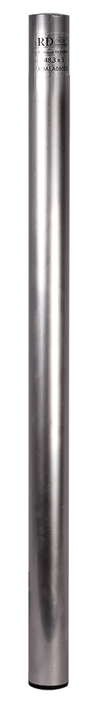 RDAV Aluminium poot voor 48,3 x 3 mm met dop 80 cm