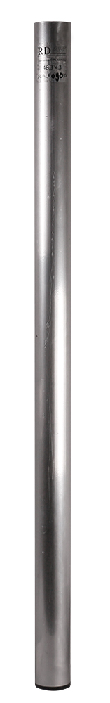 RDAV Aluminium poot voor 48,3 x 3 mm met dop 90 cm
